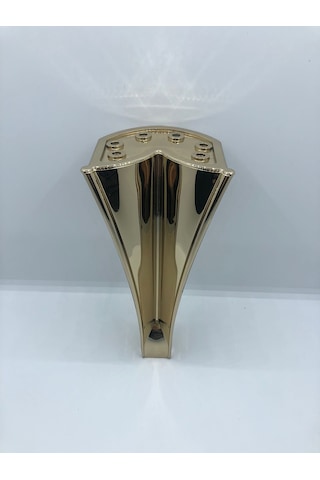 Plastik Gold Kaplama Berjer - Mobilya Ünite Ayağı 15 Cm