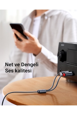 Ugreen 3.5 Mm Aux Rca Ses Kablosu, 2 M, 10510