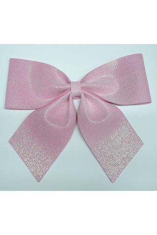 Pembe Renk Simli Eva Büyük Fiyonk 24 X 22 Cm Pembe Renk Simli Eva Büyük Fiyonk 24 X 22 Cm