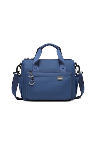 Smart Bags Ekstra Hafif Kumaş Kadın Postacı Çantası 3141 Lacivert