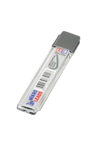 Artlantis Kalem Ucu 2b 0,9 Mm 12 Adet Mekanik Uçlu Otomatik Kurşun Kalem Ucu 2b 60mm X 0,9mm Siyah Mikro Uç Kısa