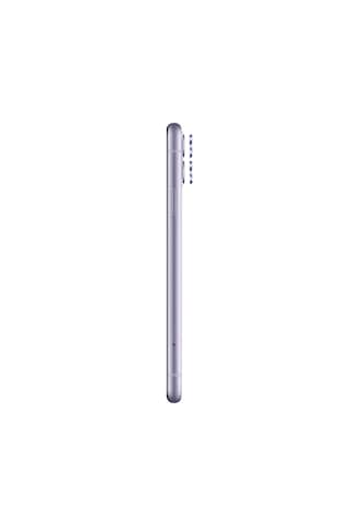 Safeus Safir Temperli Kamera Lens Koruyucu, Apple Uyumlu iPhone 11 İle Mor