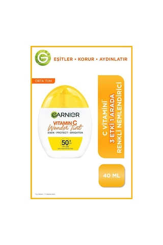 Garnier C Vitamini 3 Etki 1 Arada Renkli Nemlendirici - Orta Ton 3600542658492-11156