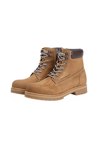 Tommy Hilfiger Erkek Bağcıklı Ve Fermuarlı Outdoor Bot - Taba Desert Khaki