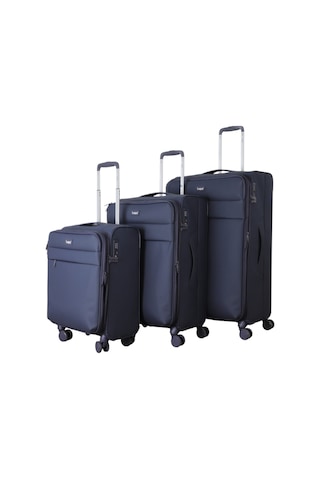 Baggaj V2413 Super Lıght Valiz Gri Navy Blue