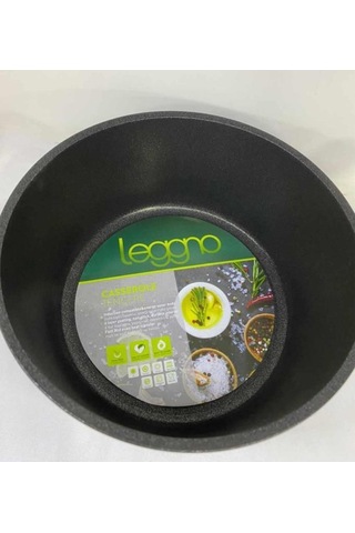 Leggno 24 CM Gri Tencere Clr2828Dt24Gy