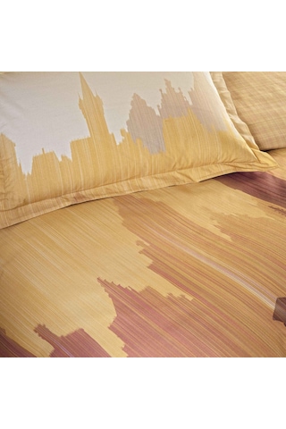 Taç Butik Alba Pamuk Percale Nevresim Seti Çift Kişilik Turuncu 000000001000051320 Turuncu