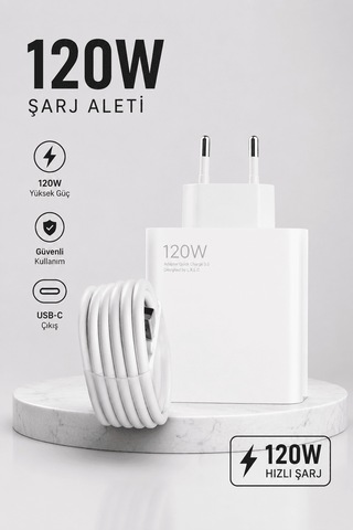 Turbo Hızlı Şarj Destekli 120w Usb-c Şarj Seti Standart 74120427