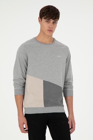 U.s. Polo Assn. Erkek Gri Melanj Sweatshirt 50293405-vr109 GRİ MELANJ Gri