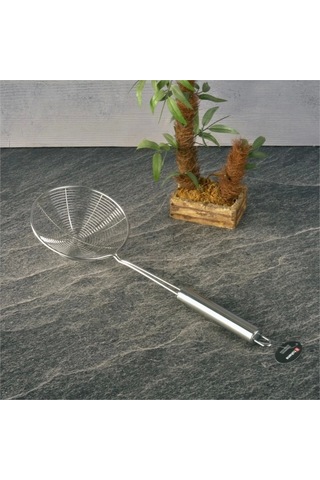 Çelik Yağ Kevgiri 14cm 76107 Gümüş