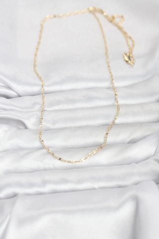 Cm 14k Gold Renk Gemici Zincir Model 60 Cm Kadın Kolye Çok Renkli 60167469