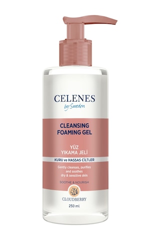 Celenes Cloudberry Kuru ve Hassas Cilt Temizleme Jeli 250 ML