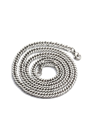 Chavin Gri 60 Cm. 10 Mm. Gürmet Erkek Çelik Zincir Dm93 (478254997)