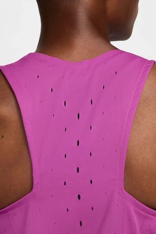 Nike Dri Fit Aeroswift Running Adv Singlet Tank Top Purple Lazer Kesim Koşu Atleti Mor Fn2504-518 Fs