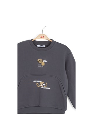 Xo Kids Erkek Çocuk Swaetşirt 4-8 Yaş 49507 Antrasit