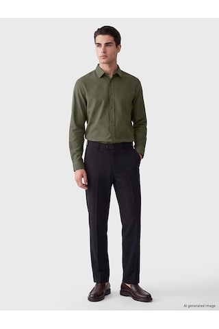 Lcw Eco Haki Regular Fit Oxford Erkek Gömlek