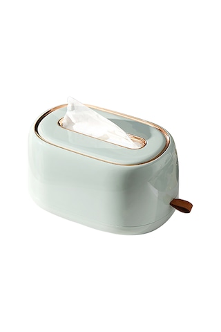 Xindoker Yeşil Renkli, İç Çelik Yaylı, Masaüstü/duvar Kurulumlu, Kolay Yıkama, Modern Stili Peçete Kutusu - Ev Ofis Kullanıma Uygun Açık Yeşil