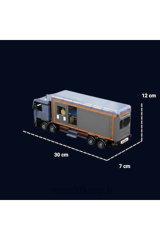 Mould King 24071 Ağır Hizmet Tipi Karavan Yapım Seti 615 Parça