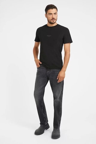 Guess Erkek Kısa Kollu Siyah T-shirt L Siyah