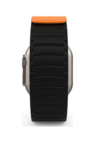 Apple Uyumlu Watch Ultra / Watch Ultra 2 49mm Strap Manyetik Mıknatıslı Silikon Kordon Kayış