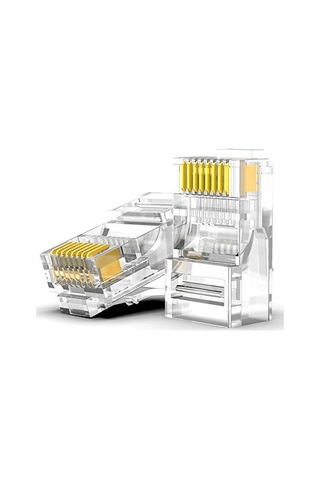 Rj45 Jack Cat5e İnternet Kablo Kablosu Ucu Konnektör Ethernet Connector Jak 4220