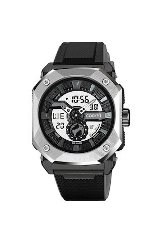 Cockpıt Ck-9272sr Erkek Kol Saati Gümüş