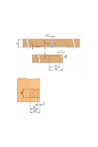 Mepa MKM04 Krom Masa Menteşesi 2'Li