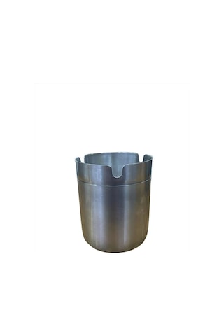 Yuvarlak Model Paslanmaz Çelik Kokusuz Küllük 8cm