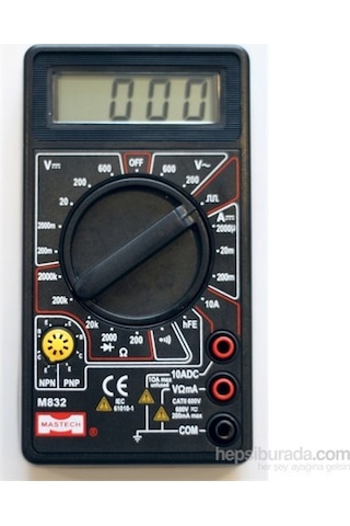 Mastech M-832 Dijital Multimetre Cep Tipi Dijital