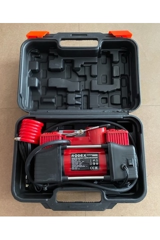 Rodex RDX7304 12 V Mini Araç Kompresörü Güçlü Çift Piston Kompresör