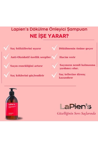 Lapien's Anti-Hair Loss Dökülme Karşıtı Şampuan 500 ML