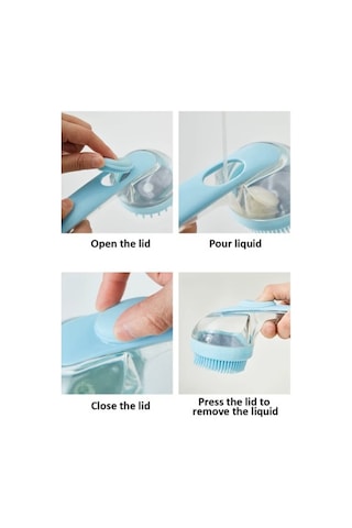 Büro Ev Ofis Evcil Pet Hayvanı İçin Tarak Sıvı Hazneli Kedi Köpek Tarağı