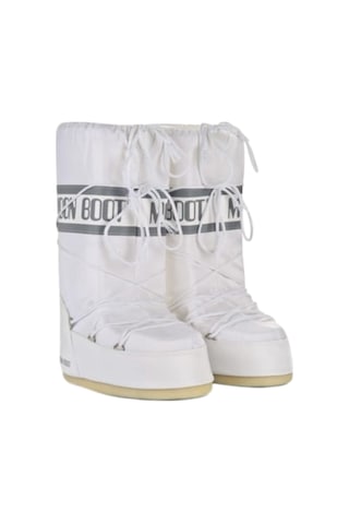 80d1400440-a001 Moon Boot Nylon Beyaz Beyaz