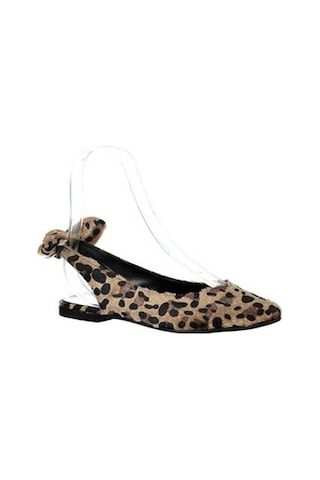 Fox Shoes Leopar Kadın Babet D726495302 Leopar