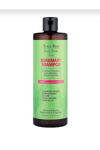 True Daily Dream Series Saç Kökü Güçlendirici Etkili Biberiye Şampuanı 400 ML