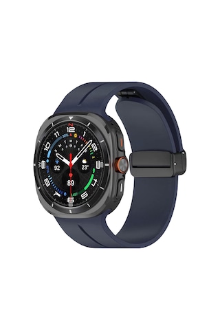 Galaxy Watch 8 Mkst Classic 46mm Krd-84 Silikon Kordon - Lacivert