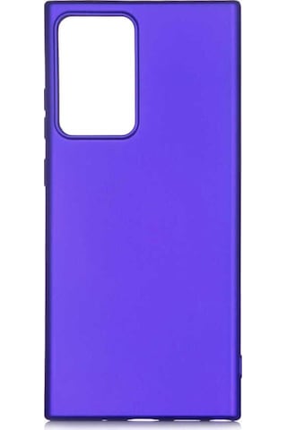 Galaxy Note 20 Ultra Kılıf Zore Premier Silikon Kapak Saks Mavi