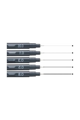 Suya Dayanıklı 0.3 Mm Fineliner Kalem, Siyah