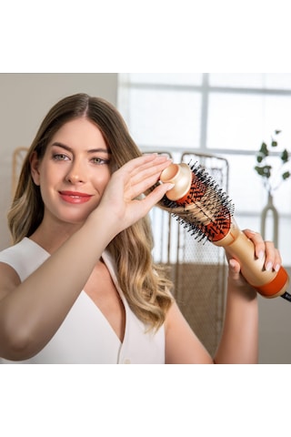 Ceramiccare Unique Olive Saç Kurutma Ve Şekillendirme Fırçası