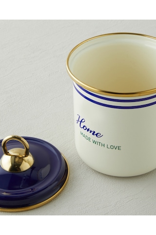 English Home With Love Emaye Baharatlık 1l Mavi-yeşil Mavi - Yeşil