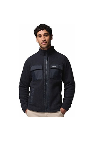 Columbia Juniper Peak Full Zip Fleece Erkek Outdoor Polar Ceket 2131471011 Siyah