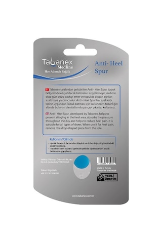 Tabanex Medline Heel Spur Jel - Erkek (Topuk Dikeni) Standart