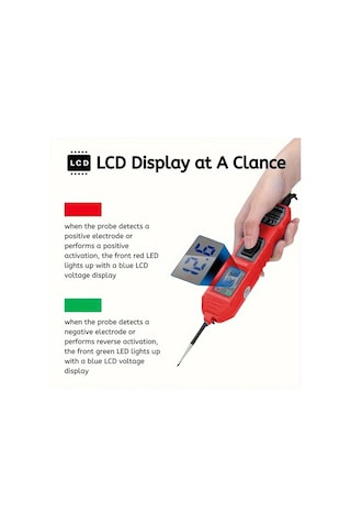 Willowhaven Yeşil Dijital Araç Test Cihazı Multimetre Prob 3.5-36v Dc Voltmetre Usb Led Ekran