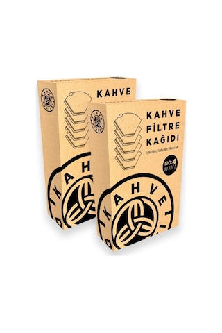 Kahve Dünyası No: 4 Kahve Filtre Kağıdı 2 x 80'li