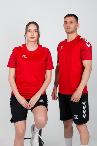 Hummel Line Kamp Tişört Kırmızı
