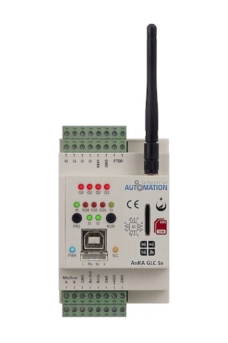 Anka Glc-sx ,ray Tip 220vac/24vdc 4d1a1pt/7d1a Gsm Plc Cpu Modül