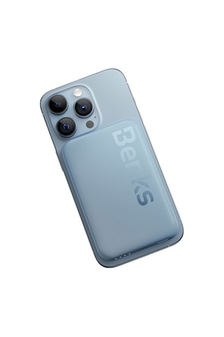 Benks Mp10 6000 mAh İnce Tasarımlı Magsafe Powerbank Mavi