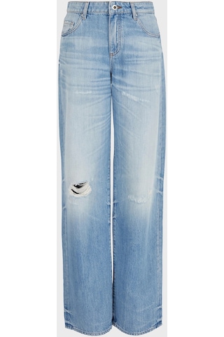 Armani Exchange Bayan Kot Pantolon 3dyj52 Y16gz 05el Açık Mavi