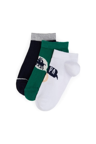 U.s. Polo Assn. Erkek Çocuk Beyaz Çorap Patik 50311347-vr013 Beyaz