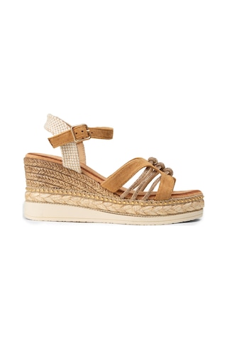 Deery Kadın Taba Renk Wedge Sandalet - 26231ztbac01